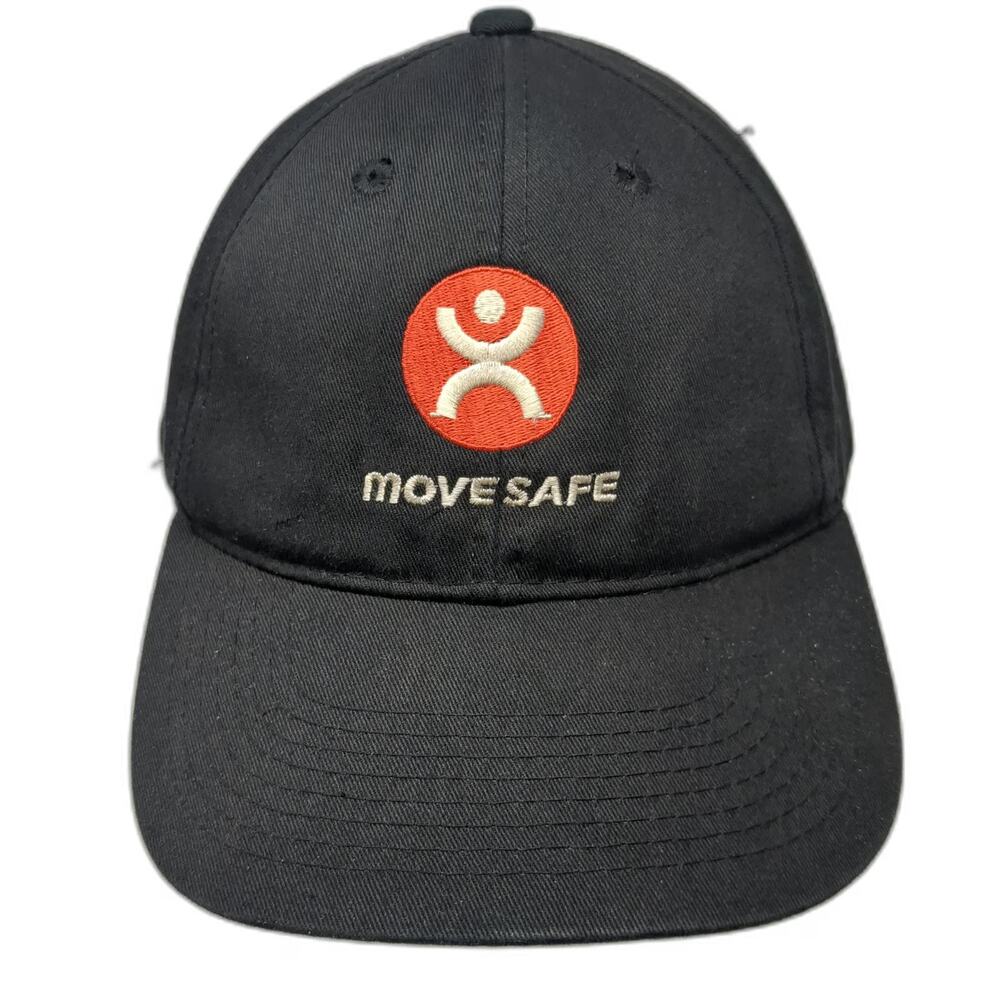AJM Baseball Cap Black OS Move Safe Industrial Athlete Strapback Hat Adjustable